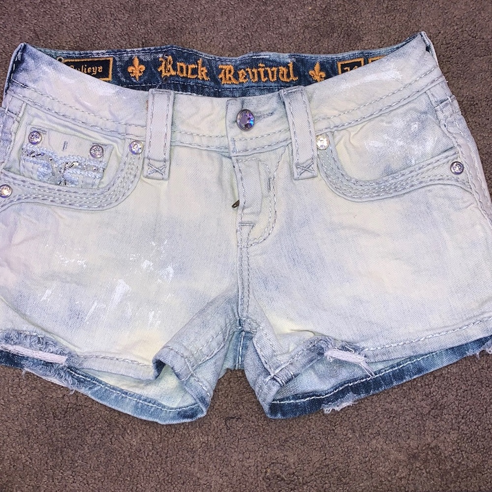 Rock revival Jean shorts
